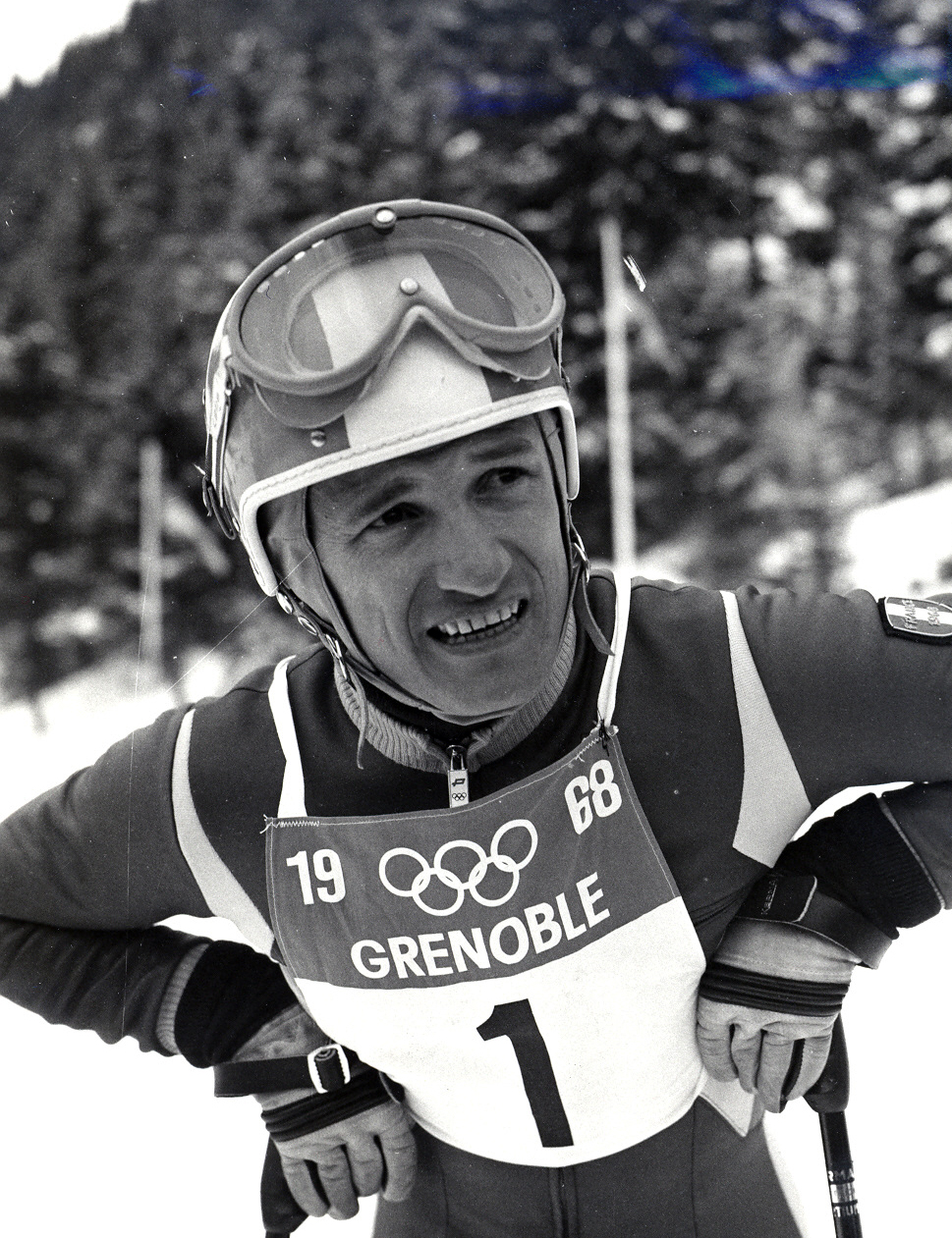 Francine Breaud, Guy Perillat and Emile Allais, champions of ski