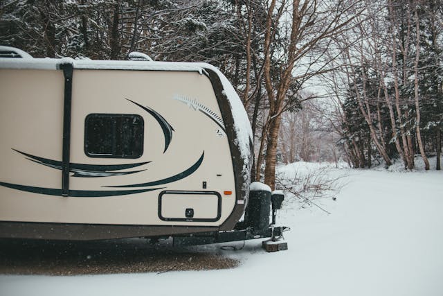 camping en hiver